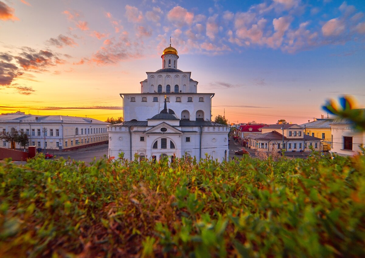 Панорама золотых ворот Владимир