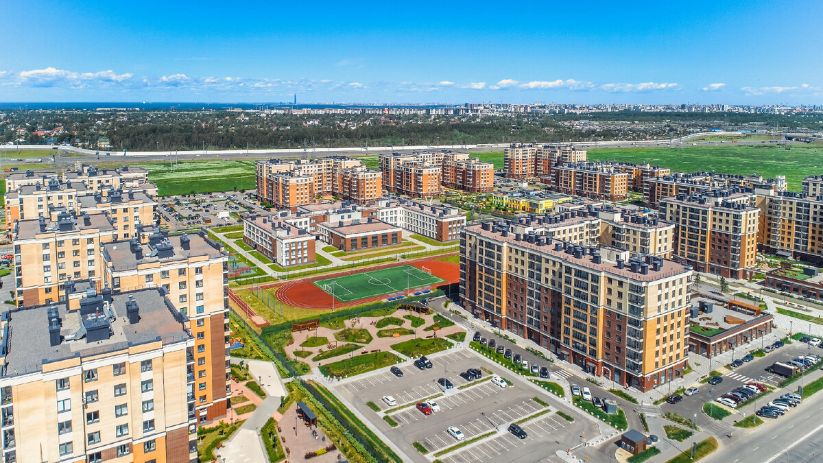 Жилой квартал комфорт-класса NEWПИТЕР в пос. Новоселье