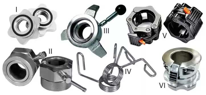 Замки для гантелей.