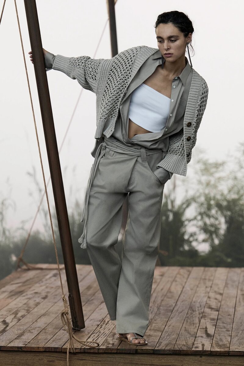 Brunello Cucinelli трикотажный костюм