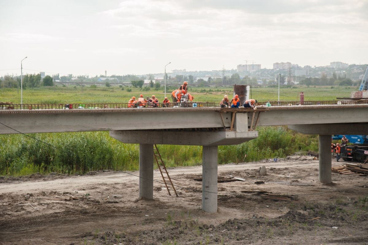 Строительство южного моста