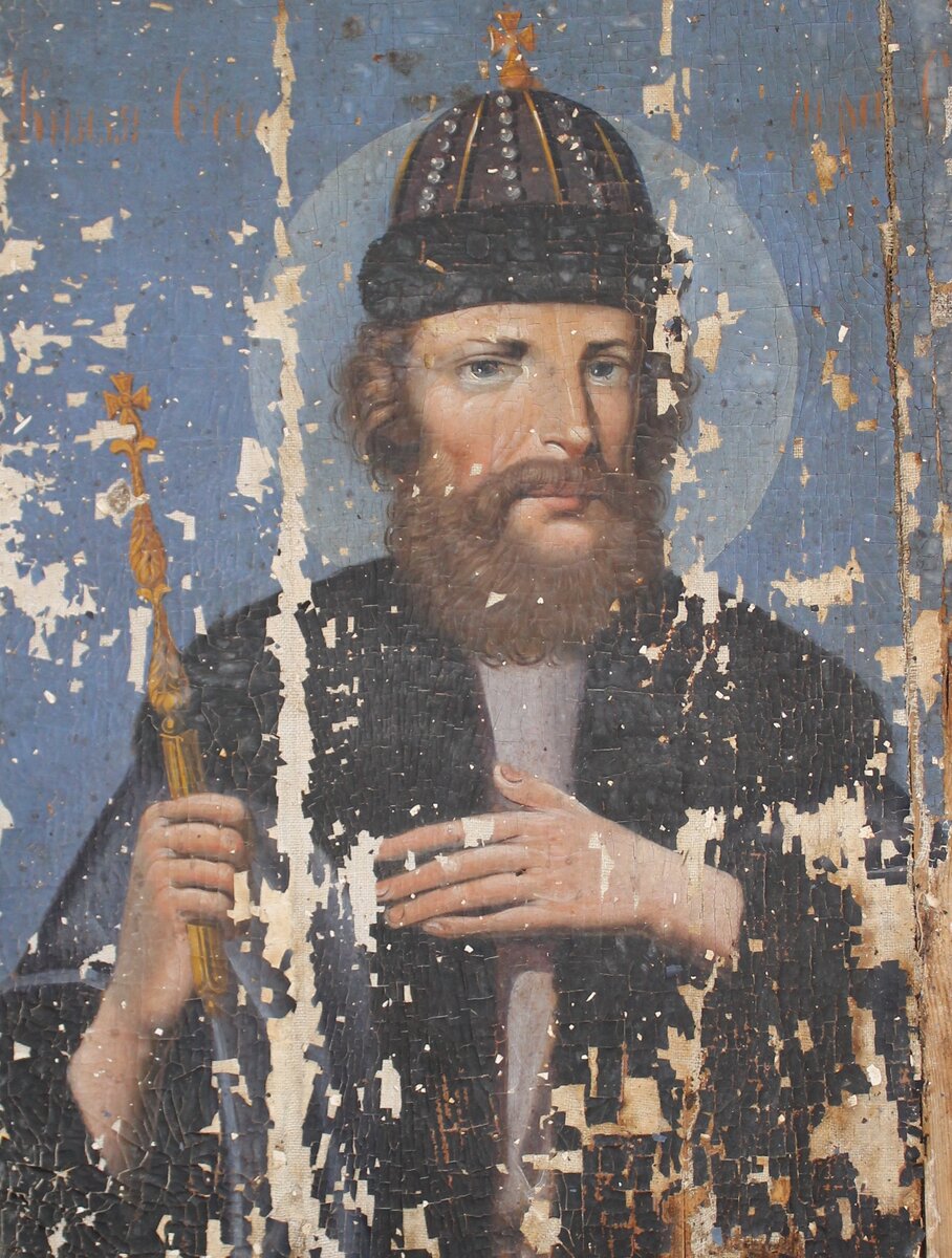 Икона князя Фёдора Ивановича. XIX век (19 век)