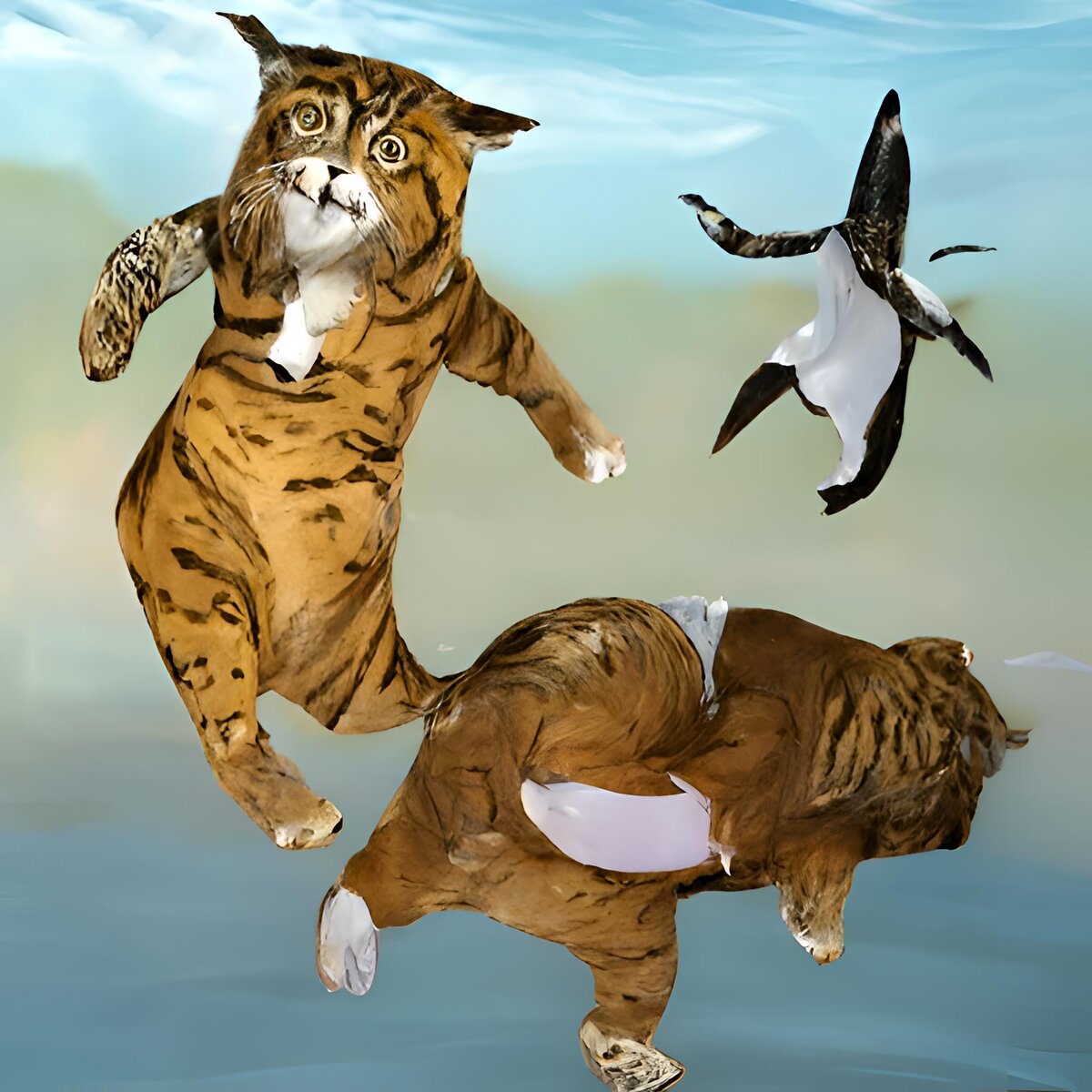 Кот, который плывет по течению