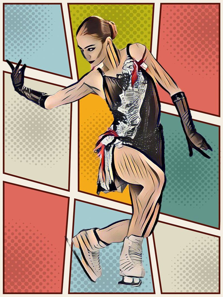 Саша - героиня комикса