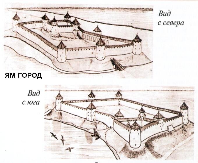 Ивангородская крепость схема