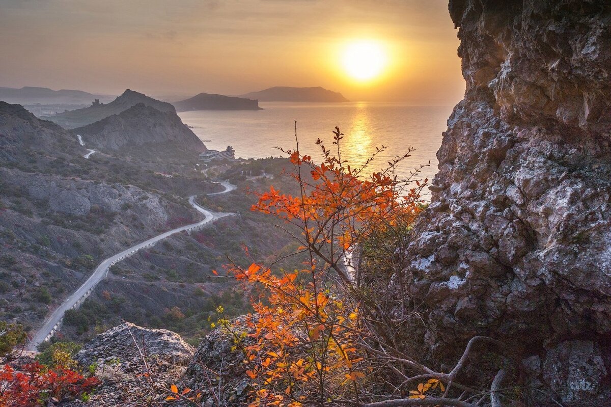 Крымские горы ай Петри солнце