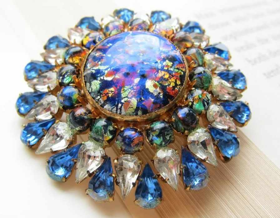 Кабошон стекло фольга