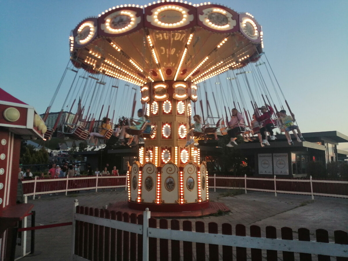 дети любят карусели