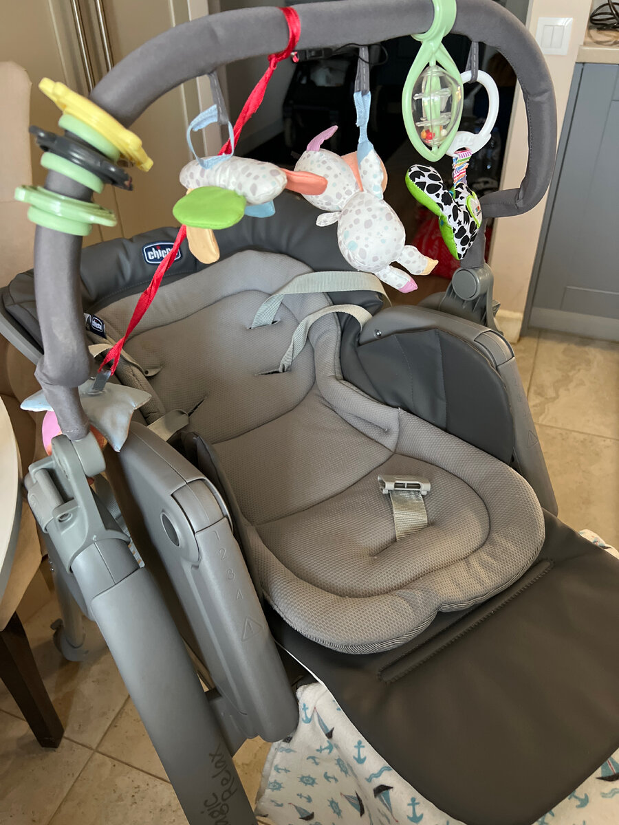 Вот наш стульчик Chicco с 0 месяцев 