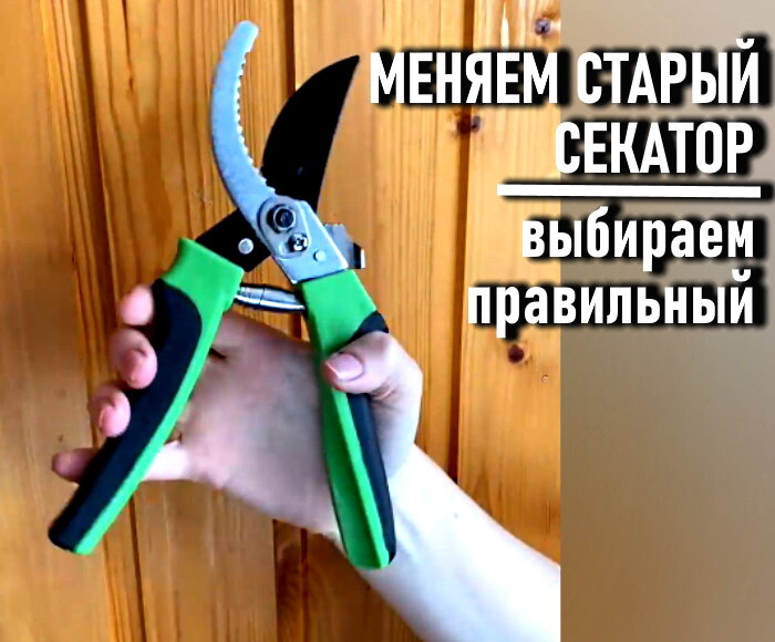 Чаще всего мы меняем конечно же секаторы