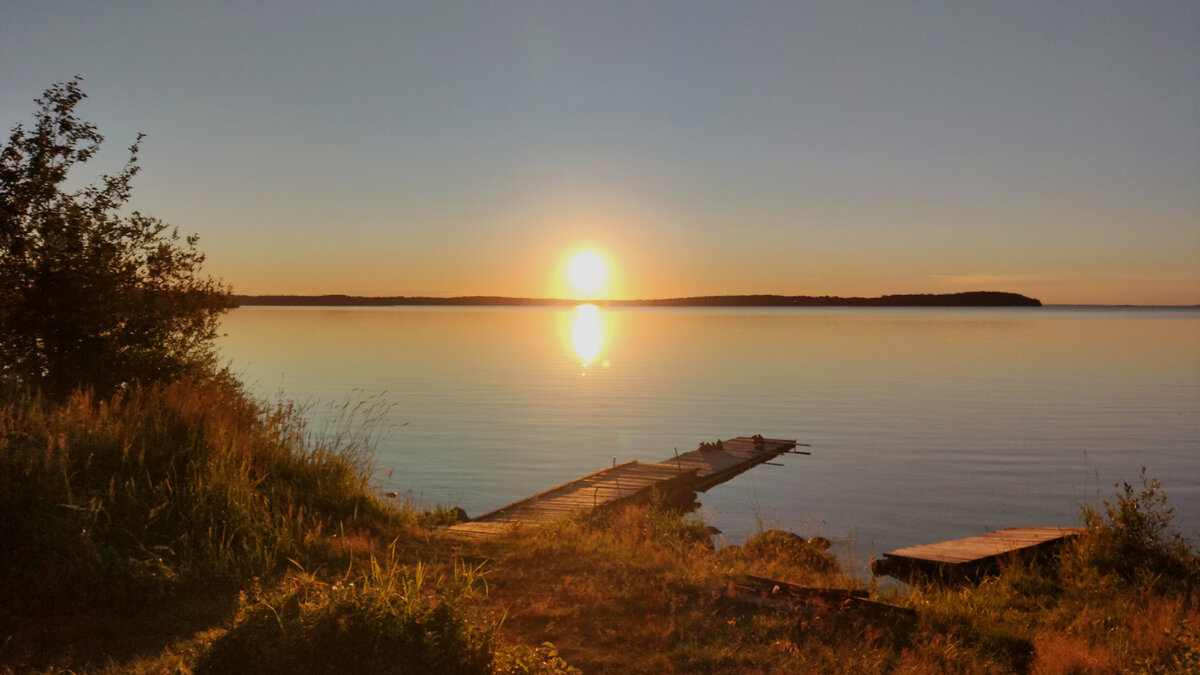 личное фото автора. Сямозеро. Карелия