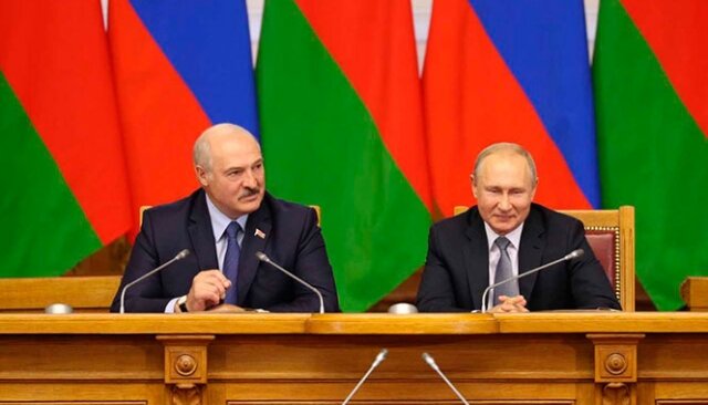    Александр Лукашенко и Владимир Путин President.gov.by