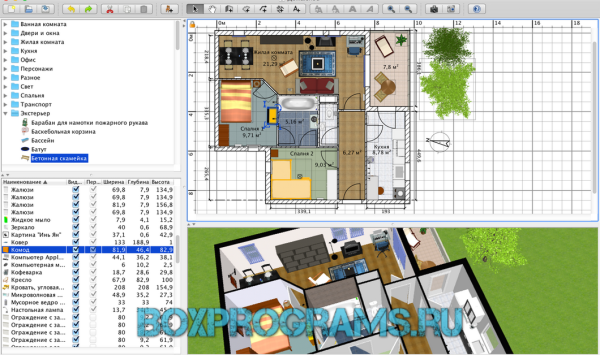 Программа Sweet Home 3D для дизайна интерьеров