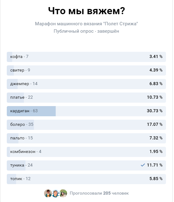 В итоге получился джемпер "Полет стрижа"