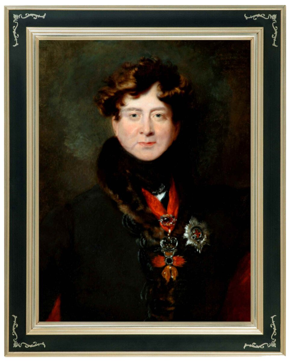 Портрет Георга IV. 1822 г. Художник Томас Лоуренс  (1769–1830).