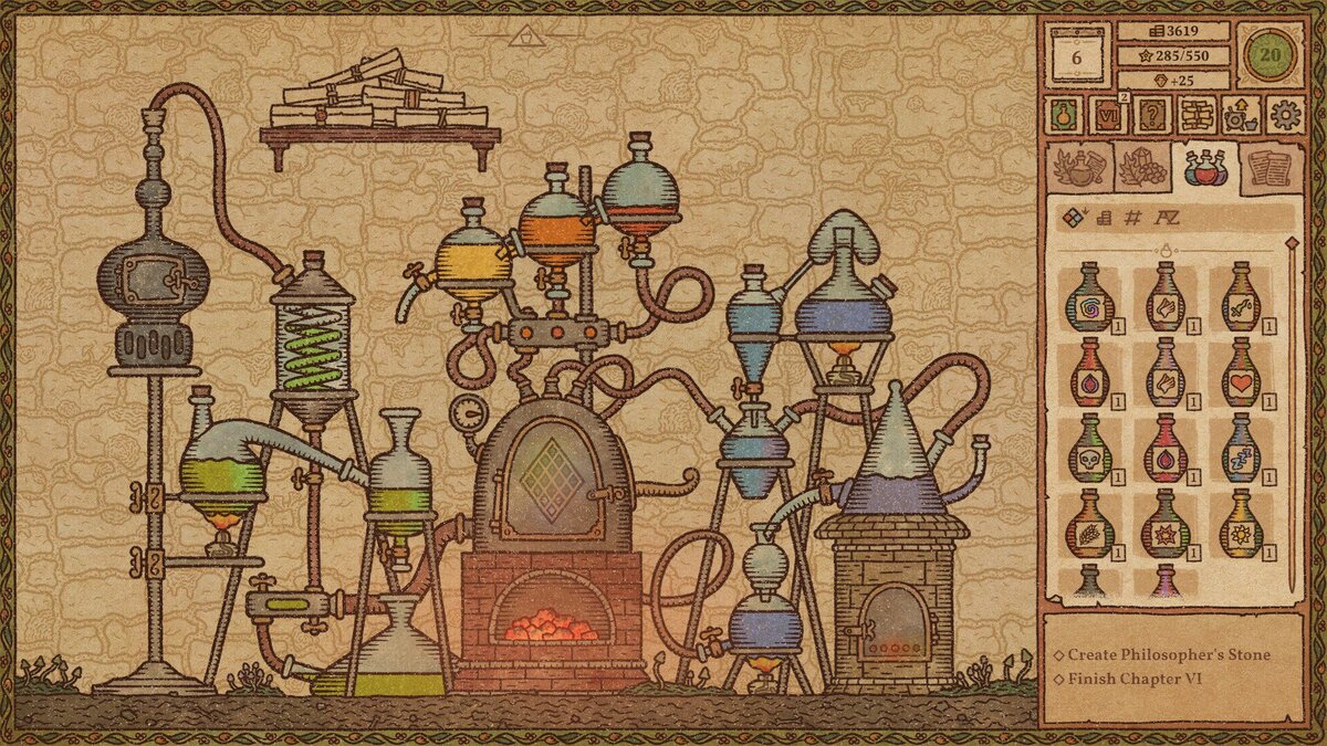 Почему российская Potion Craft стала хитом Steam? Это симулятор алхимика,  где мы лечим ведьмака и помогаем разбойникам | Кибер на Спортсе | Дзен