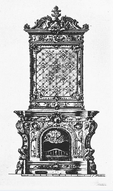 Эскиз камина с сайта Ситиволс