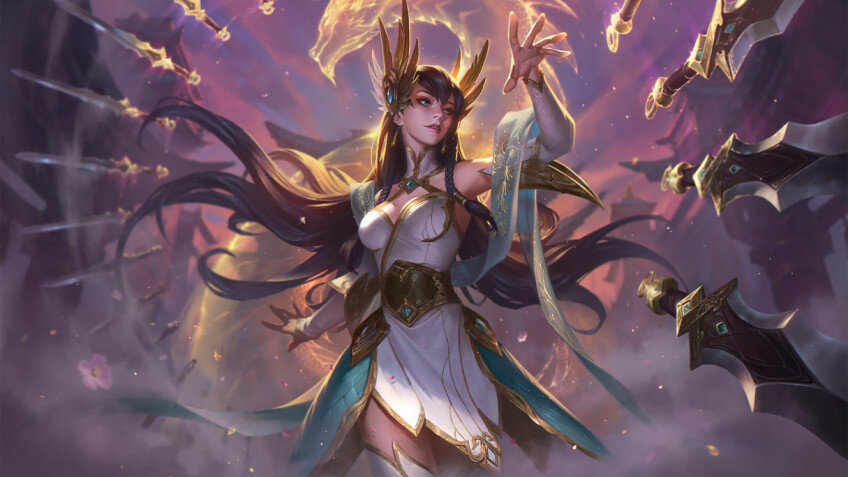    Косплеер показала танцующую с клинками Ирелию из League of Legends