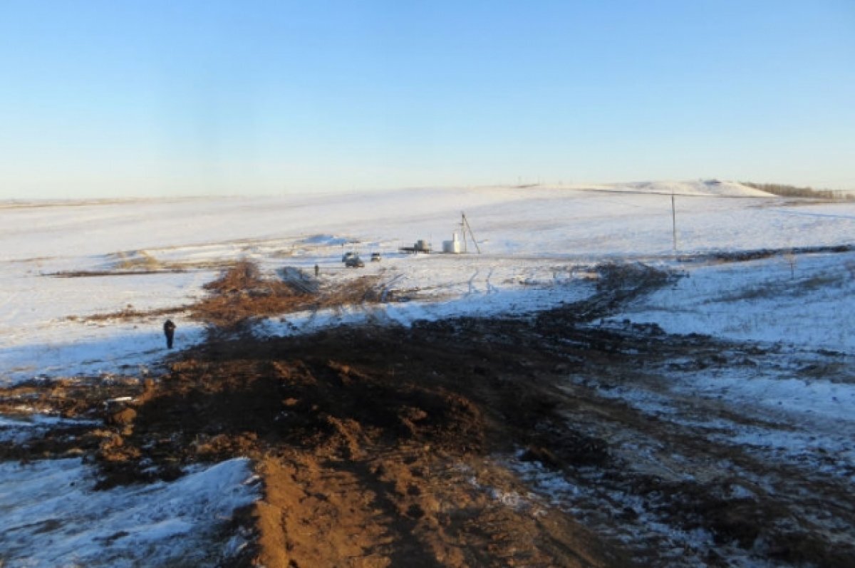    В Оренбуржье прорвало нефтепровод