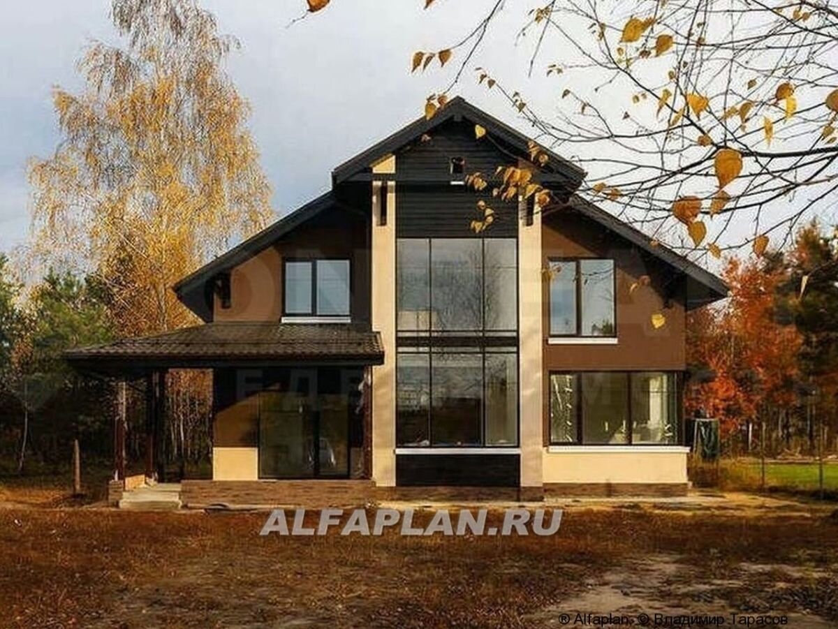 Дом построен по проекту "Регата" 573Е