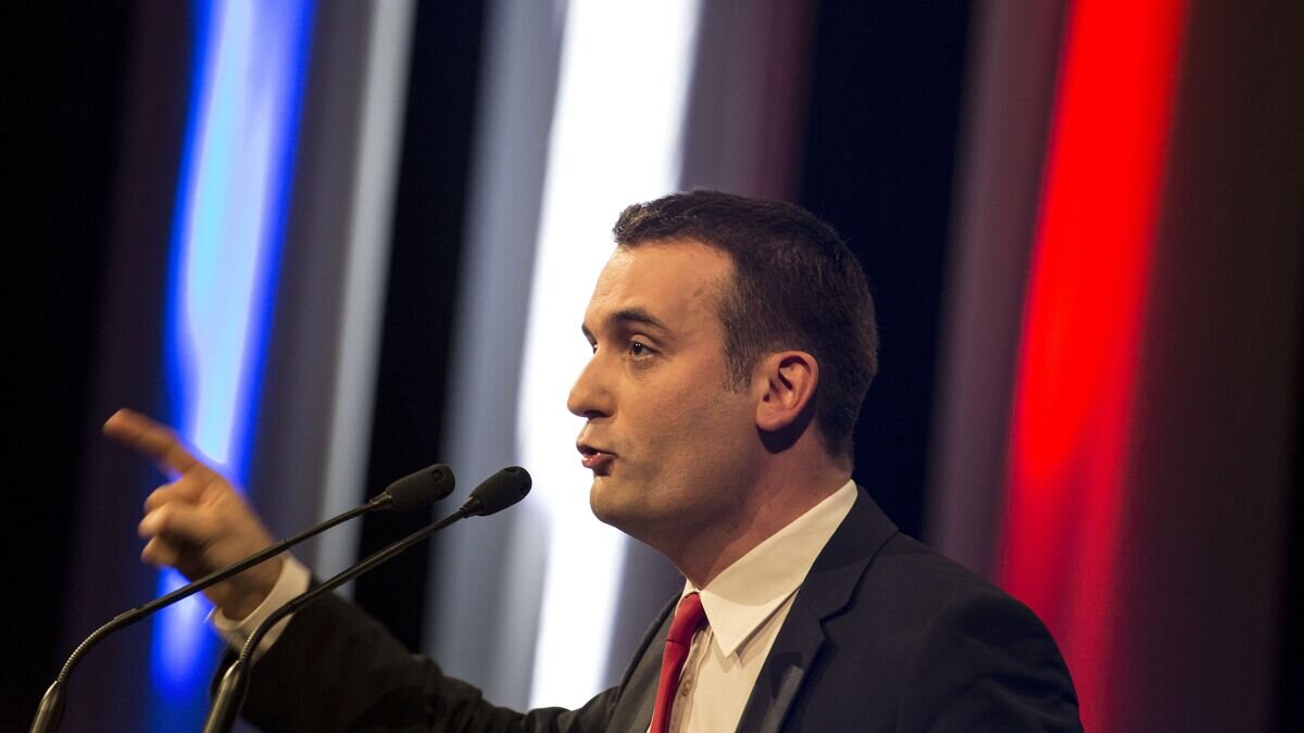    Вице-президент французской партии "Национальный фронт" Флориан Филиппо© AP Photo / Laurent Cipriani