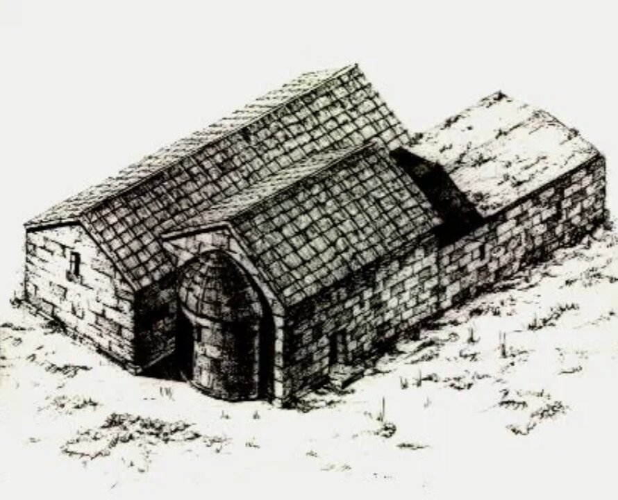 Реконструкция храмового комплекса в Мингечауре.