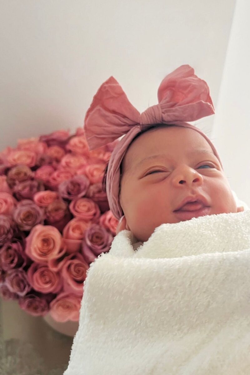    На этом фото малышке Гало три дня отроду Фото: Инстаграм (запрещен в РФ) / @itsalyssaemm