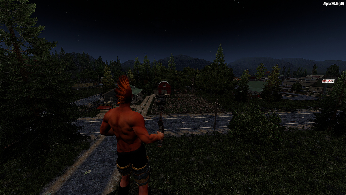 Вид стальной дубинки от 3-ого лица