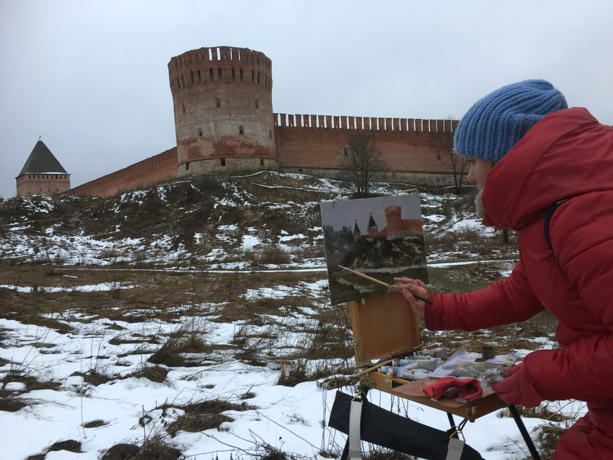 Фото с зимнего пленэра