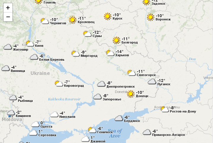 Карта соледара с улицами и номерами домов