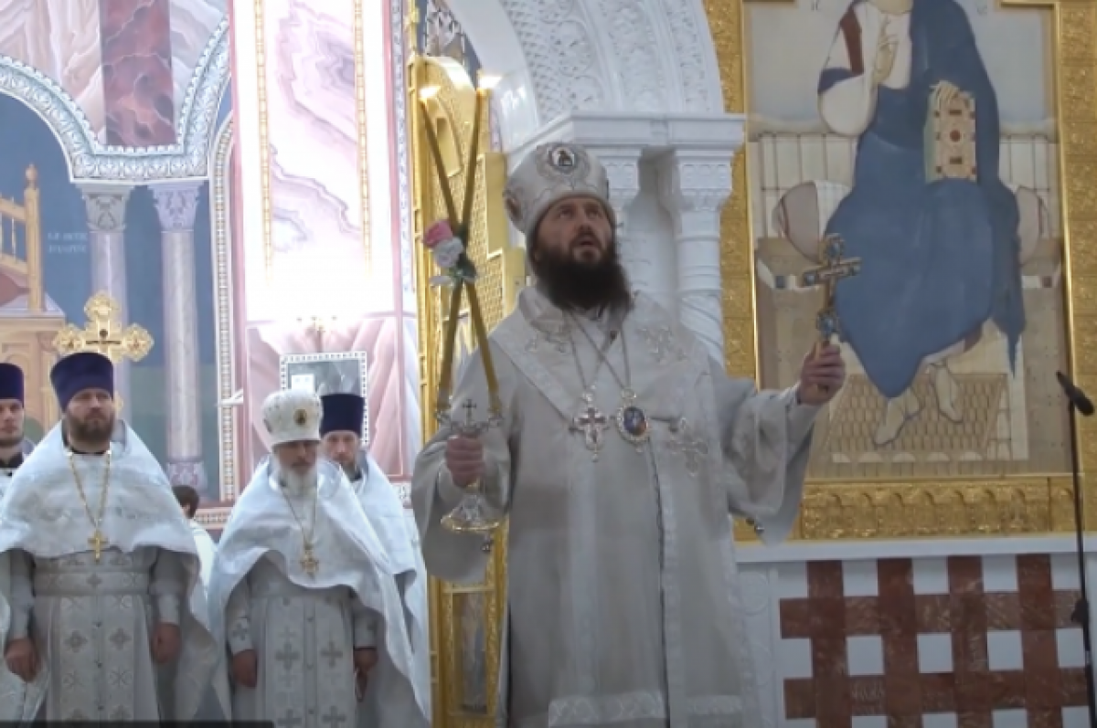    Видео Рождественской литургии поделились в Волгоградской епархии