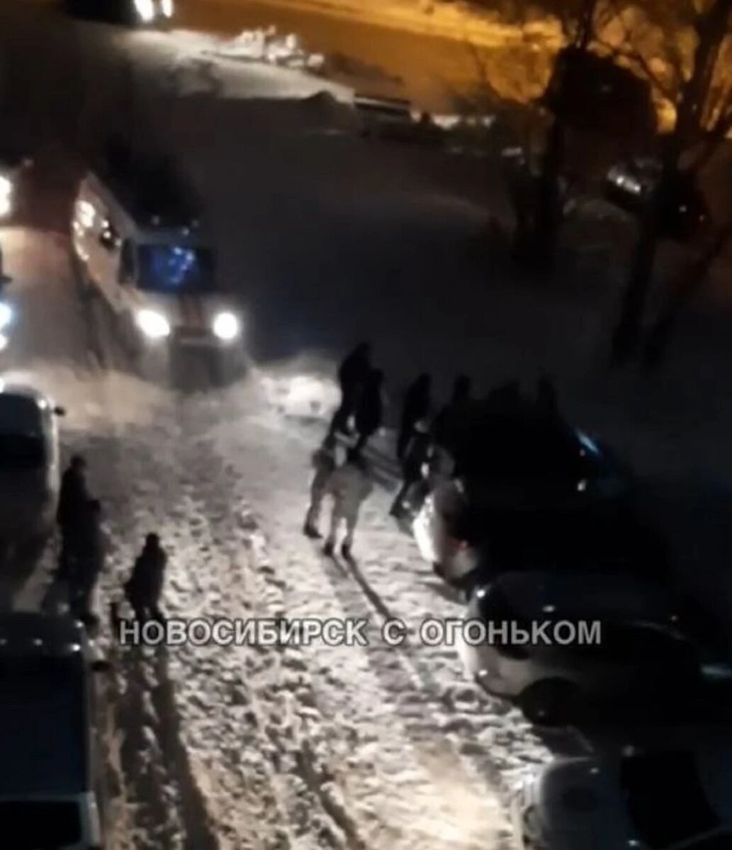 Фото: стоп-кадр из видео (Новосибирск с огоньком)