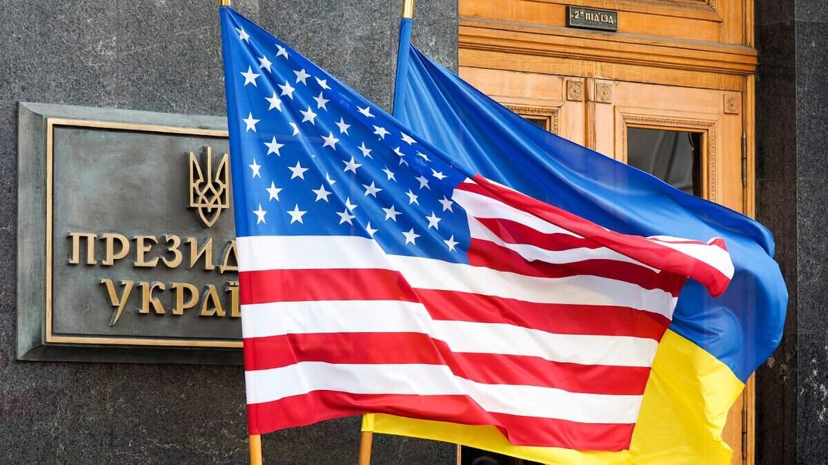 флаг сша в украине