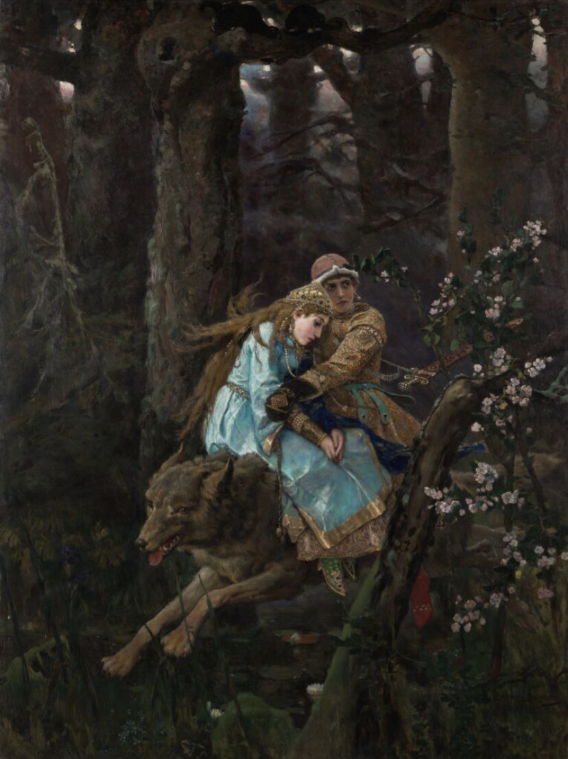 В.Васнецов. Иван-царевич на Сером Волке. 1889г.