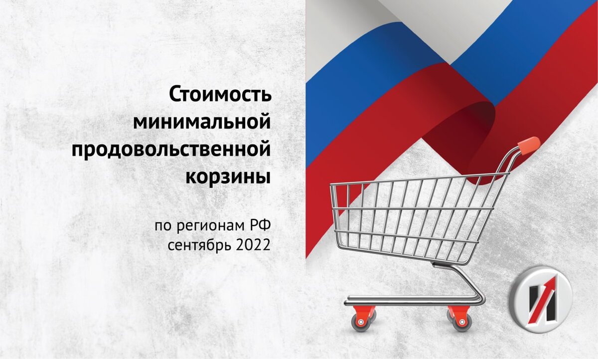 Стоимость минимальной продовольственной корзины в регионах РФ