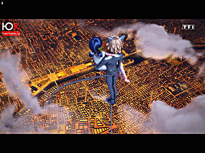 огни ночного города и ...