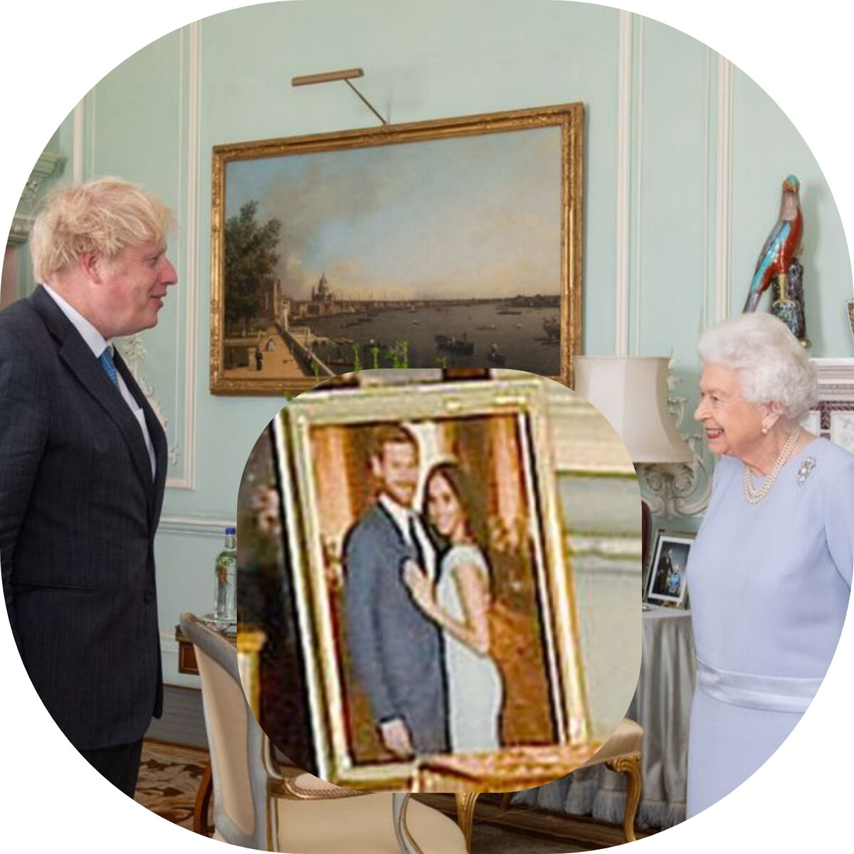 вот это фото Гарклов хранит королева