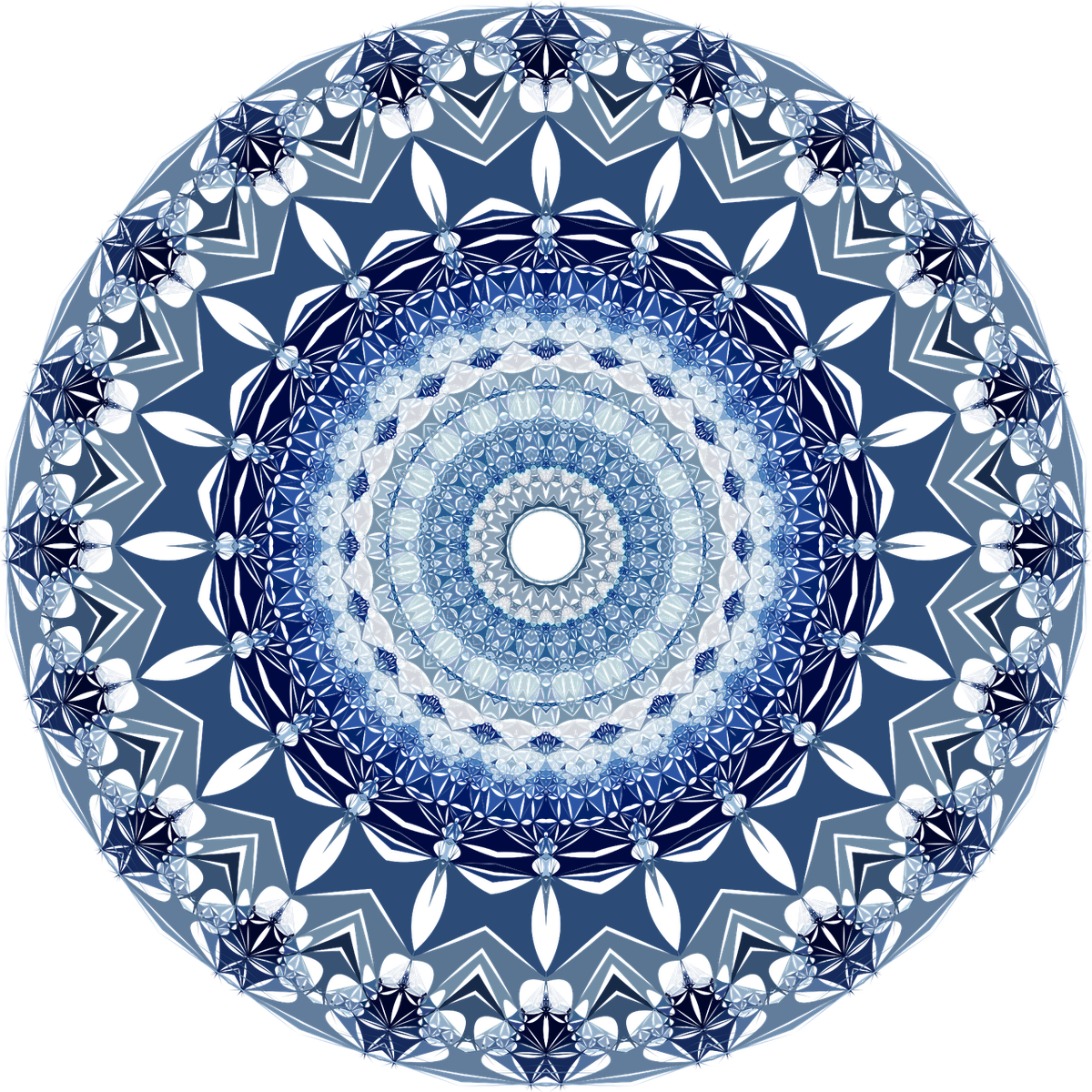 Вы можете самостоятельно создавать счастье и выражать его на бумаге через мандалу