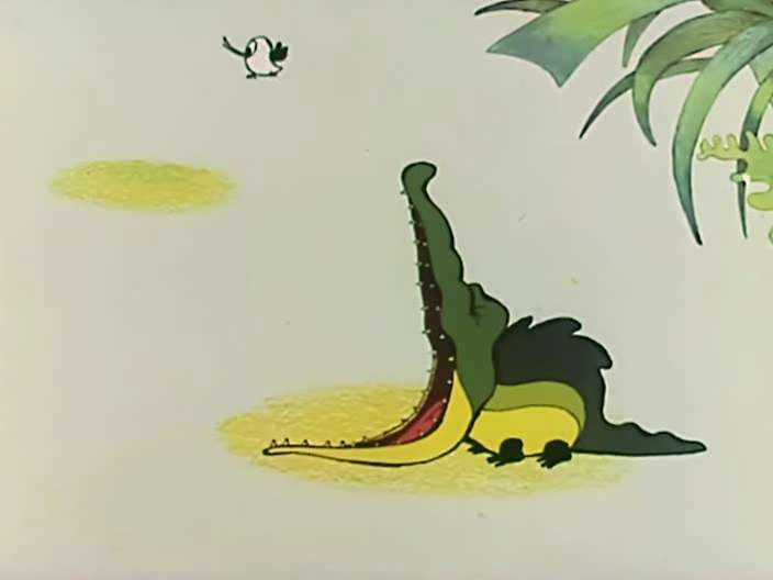 Про крокодила и птичку. Птичка Тари 1976. Крокодил и птичка Тари. Крокодил из мультика птичка Тари.