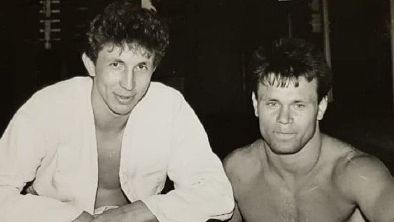    Максим Тарасов и Олег Тактаров, 1993 год.