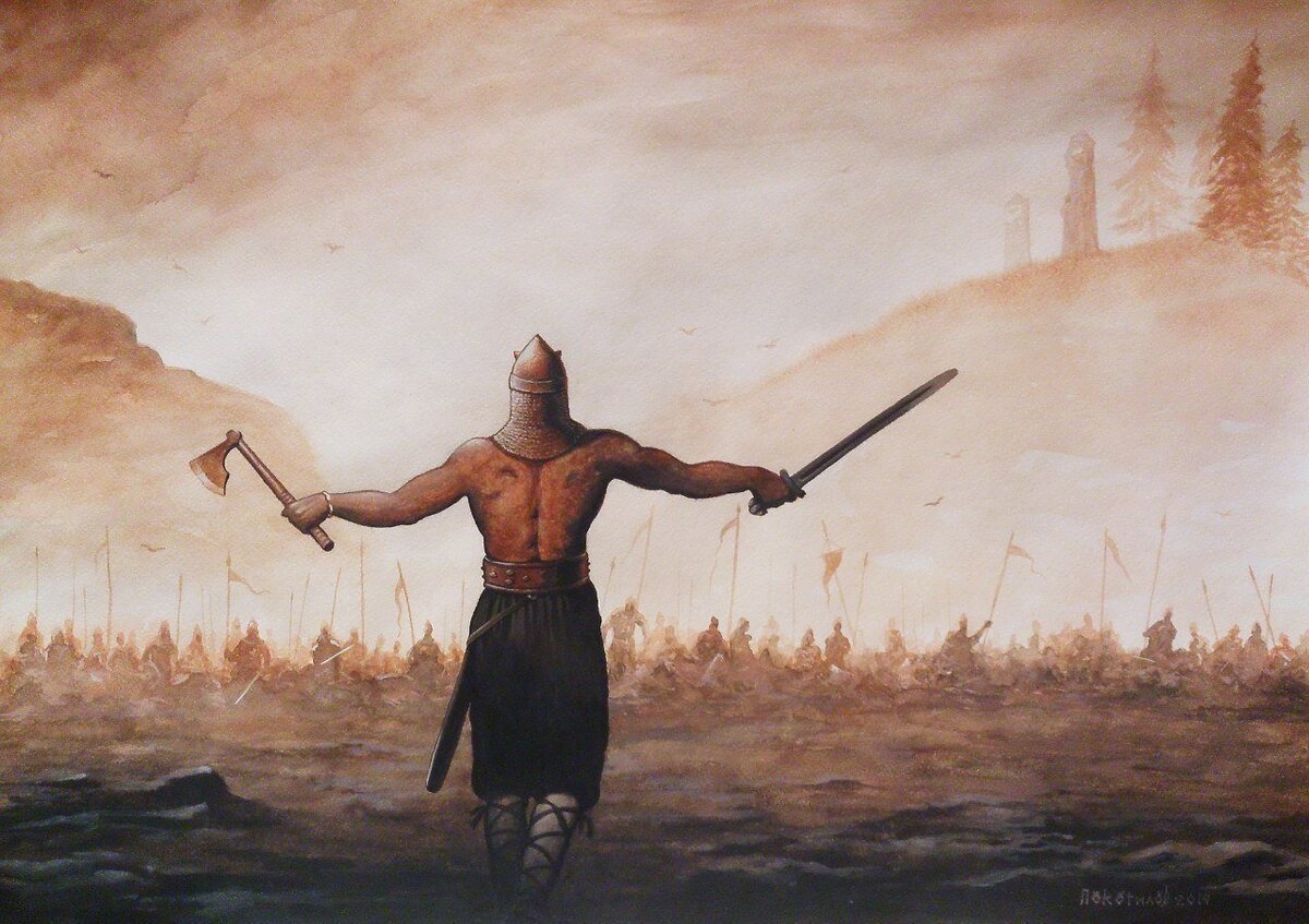 Рубящее оружие идеально подходит для ситуации "один против всех"