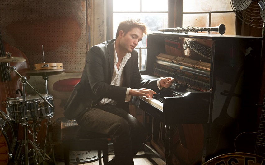 Tom plays piano