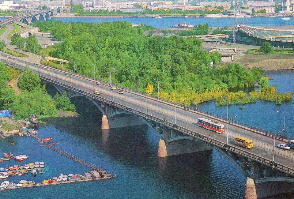 Октябрьский мост красноярск