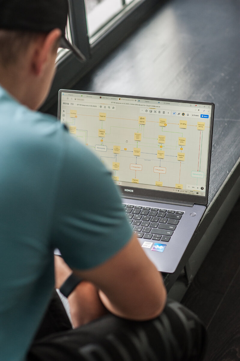 Собственник "медитирует" на схему БП