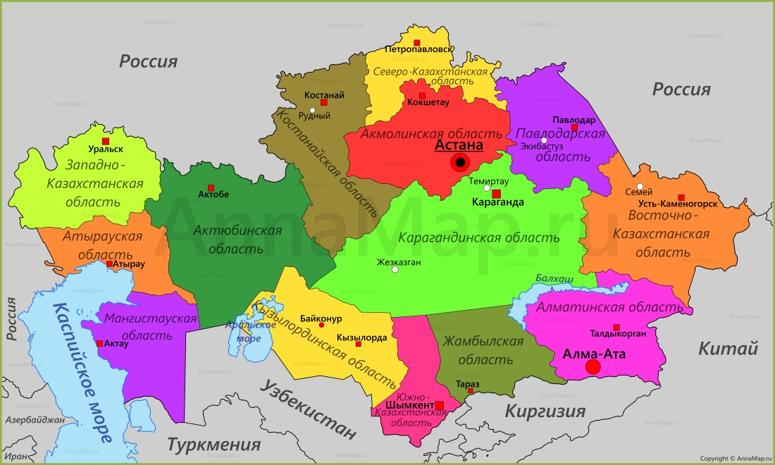 Административно территориальное казахстана. Карта Казахстана с областями. Карта Казахстана с областями и городами. Карта Казахстана с городами. Карта Казахстана по областям с городами.