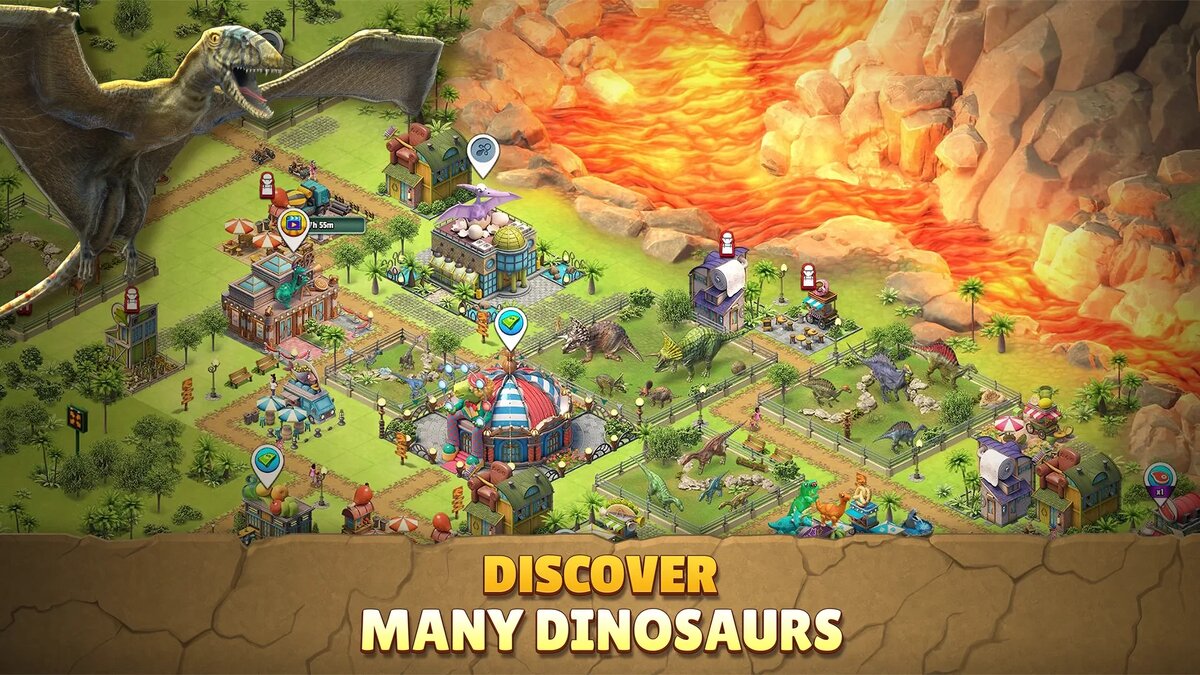 Jurassic Dinosaur: Park Game — мобильная игра по «Парку Юрского периода» |  App-Time.ru | Дзен