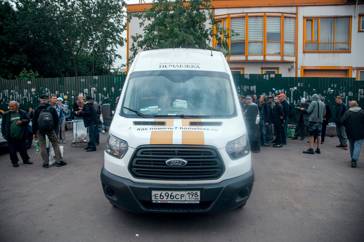 Ночной автобус в Москве
