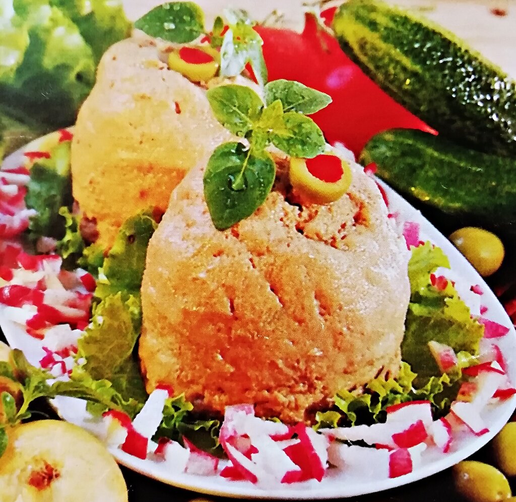 Нежное суфле из куриного мяса