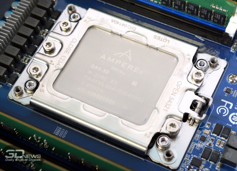 Ampere Altra: 80 ядер, 3 ГГц и собственный разъём