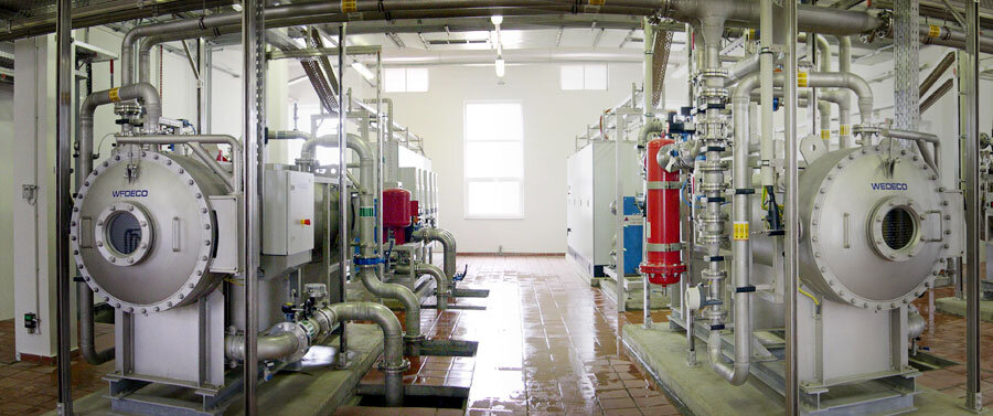 Озонаторы Wedeco (Xylem Inc.) на Юго-Западной водопроводной станции Москвы